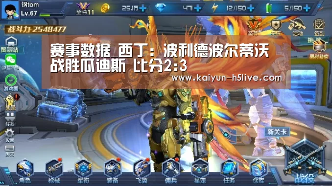 赛事数据_西丁: 波利德波尔蒂沃战胜瓜迪斯 比分2:3(图3) 赛事数据